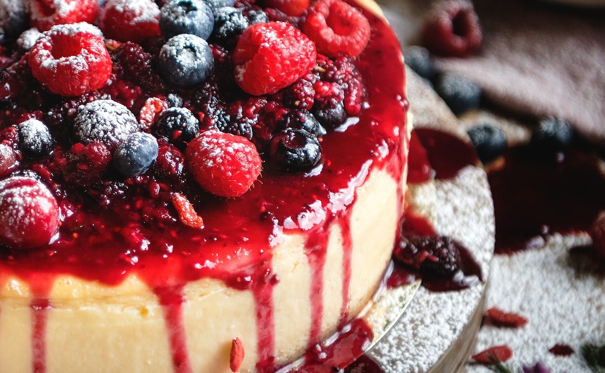 Pastel de Frutos Rojos
